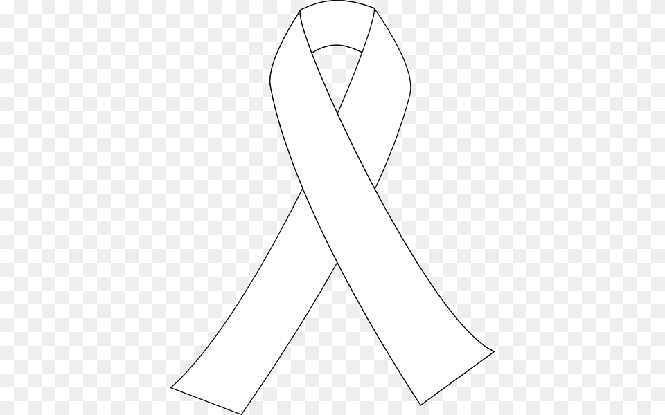 Awareness Ribbon Picture White Aids Ribbon Free Png Download