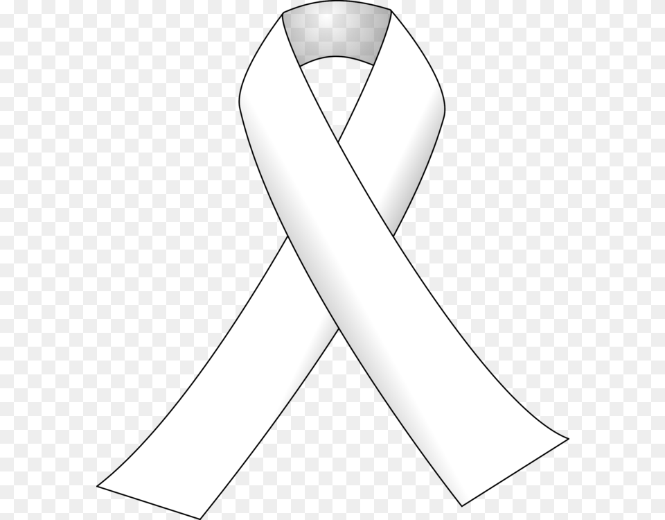 Awareness Ribbon White Ribbon Pink Ribbon Breast Cancer White Breast Cancer Ribbon, Accessories Free Transparent Png