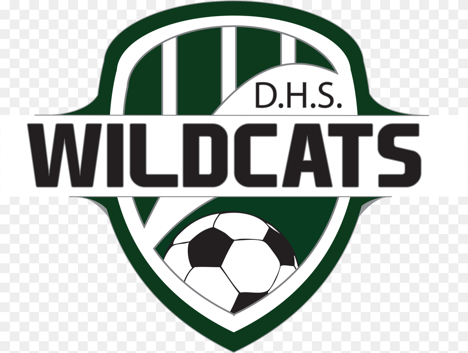 Away De Soto High School Home Shawnee Heights High Desoto Wildcats Soccer, Logo, Badge, Symbol, Ball Png Image