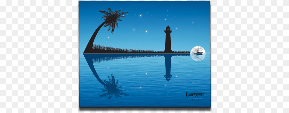 Away Moon Canvas Print Beach Themed Canvas Paintings, Summer, Plant, Tree, Outdoors Png Image