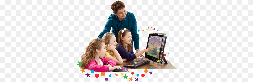 Awe Pc Informtica Kids, Computer, Electronics, Person, Girl Free Png