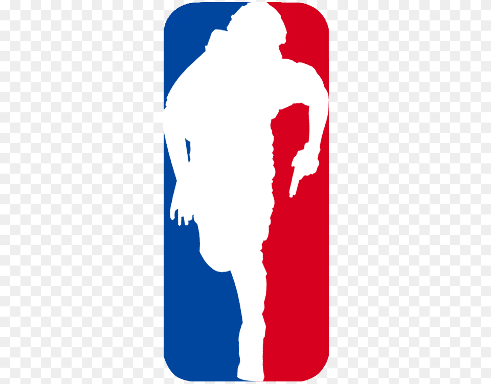Awesome Airsoft Nba Logo I Made For A Clip Art, Adult, Male, Man, Person Free Transparent Png