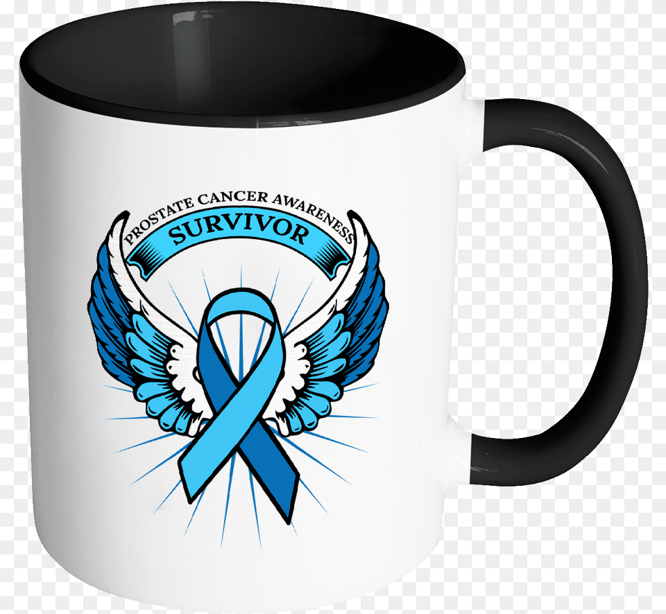 Awesome Blessed Prostate Cancer Survivor Awareness, Cup, Beverage, Coffee, Coffee Cup Free Png