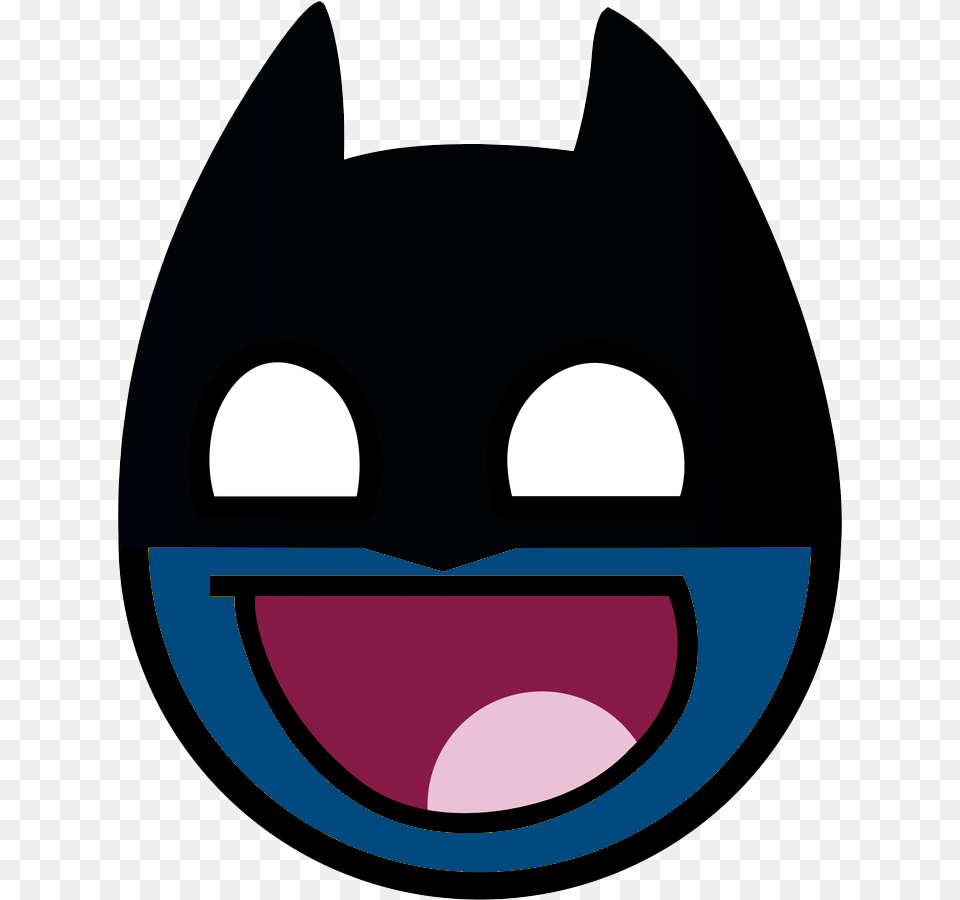 Awesome Face Batman Batman Emoticon Free Png Download
