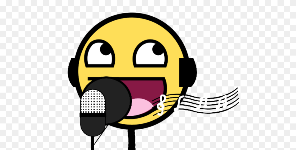 Awesome Face Is Singing Awesome Face Epic Smiley Know Your Meme Free Transparent Png