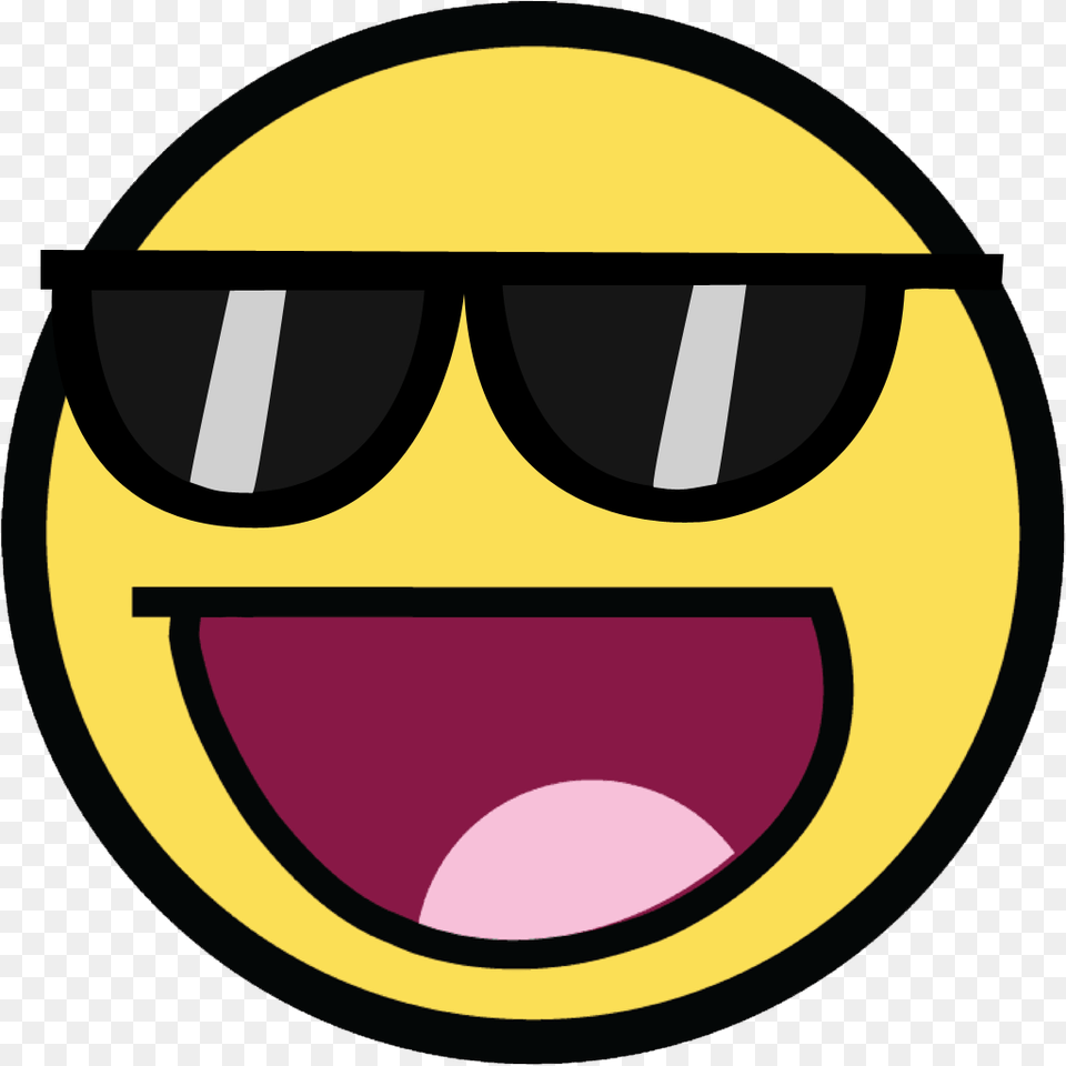 Awesome Face With Sunglasses, Logo, Accessories Free Png Download