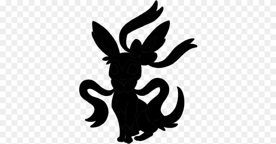 Awesome Fairy Drawings Transparent Images Guess The Pokemon Level, Silhouette, Art, Stencil, Accessories Png
