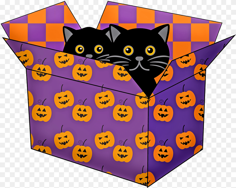 Awesome Halloween Costumes That Feature Moving Supplies National Day Calendar October 2019, Box, Animal, Cat, Mammal Png Image