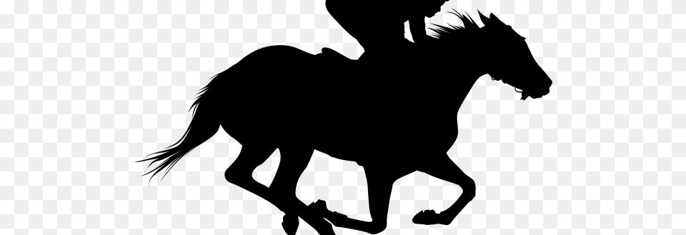 Awesome Inspiration Ideas Race Horse Silhouette Coloring, Gray Png