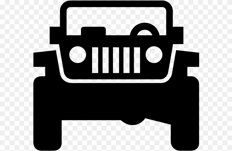 Awesome Jeep Logo With Jeep Logo, Gray Free Png Download