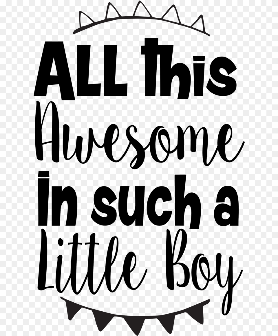 Awesome Little Boy, Text Free Png