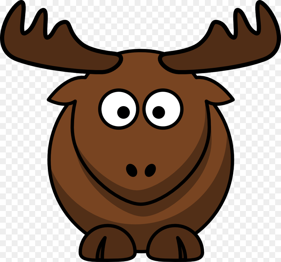 Awesome Nice Cartoon Clip Art And Moose, Animal, Deer, Mammal, Wildlife Free Transparent Png