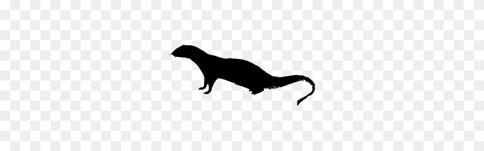 Awesome Otter Sticker, Silhouette, Animal, Kangaroo, Mammal Png Image