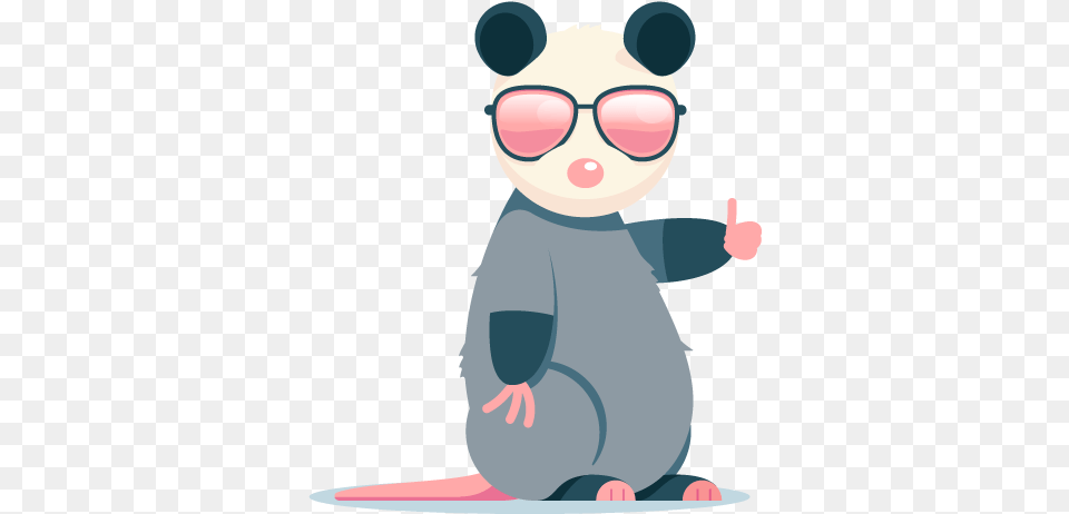 Awesome Possum By Everystudio Illustration, Face, Head, Person, Baby Free Png Download