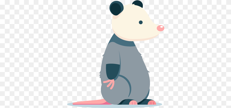 Awesome Possum Messages Sticker Cartoon, Animal, Mammal, Wildlife, Baby Free Png