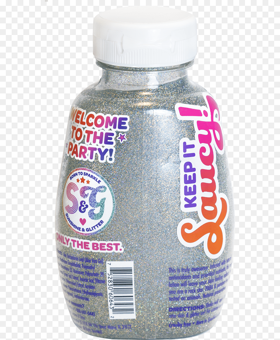 Awesome Sauce Glitter Lotion Sports Drink, Jar, Alcohol, Beer, Beverage Png
