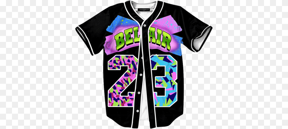 Awesome Site For Shopping 1610d 7e476 Fresh Prince Bel Air Baseball Jersey, Clothing, Shirt, T-shirt, Person Free Png Download