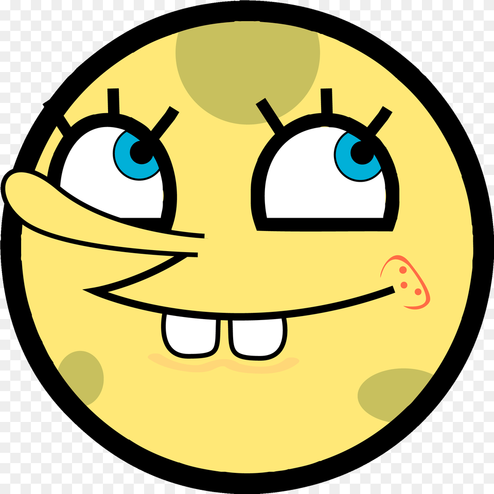 Awesome Smiley Gif Images Derp Face Cartoon Gif, Astronomy, Moon, Nature, Night Png Image