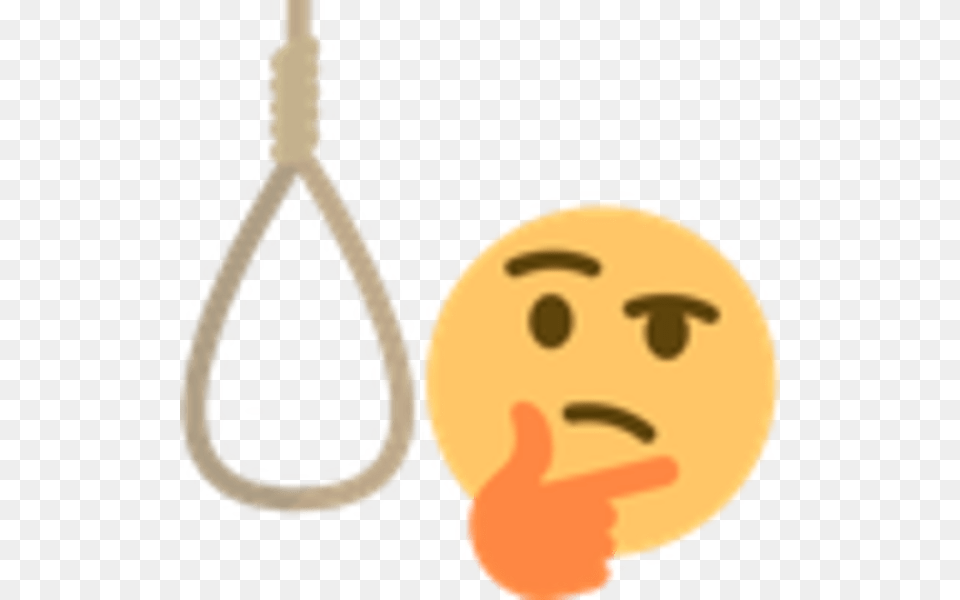 Awesome Thinking Emoji Meme Face Transparent Inspiration Thinking Of Suicide Emoji, Head, Person, Racket Png