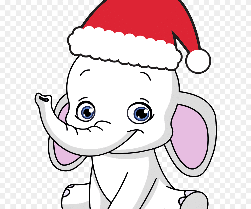 Awesome White Elephant Gift Ideas Cartoon Character For Colouring, Elf, Baby, Person, Face Free Png Download