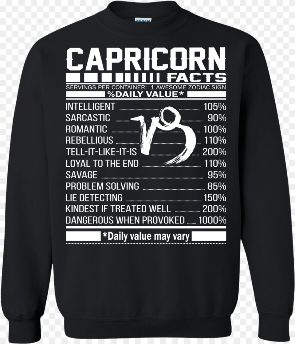 Awesome Zodiac Sign Capricorn Sign, Clothing, Knitwear, Sweater, Sweatshirt Free Png Download