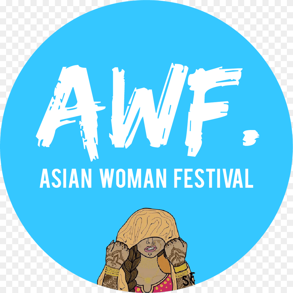 Awf Logo Blue Graphic Design, Baby, Person, Face, Head Free Png Download