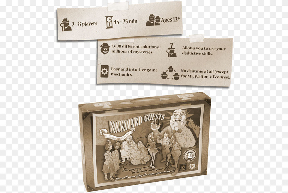 Awkward Guests Board Game, Paper, Text, Person, Baby Png