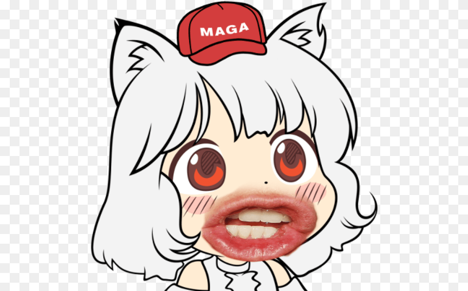 Awoo With Trump Lips Knuckles Suicide Is Painless, Publication, Hat, Comics, Clothing Png
