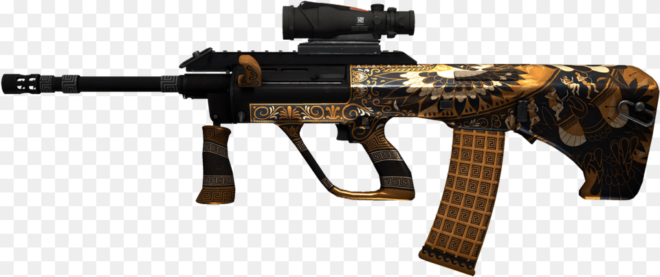 Awp Cs Go Svg Csgo Aug Amber Slipstream, Firearm, Gun, Rifle, Weapon Free Png Download