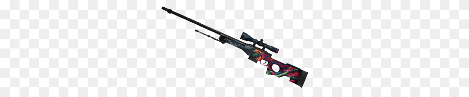 Awp Hyper Beast Image, Firearm, Gun, Rifle, Weapon Png