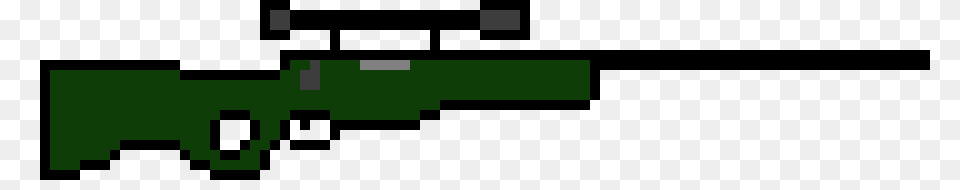 Awp Sniper Pixel Art Maker, Green, Firearm, Gun, Rifle Png