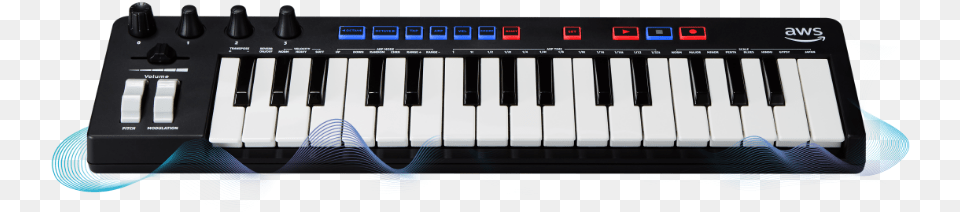 Aws Deepcomposer Keyboard Amazon Deep Composer Keyboard, Musical Instrument, Piano, Electrical Device, Switch Png