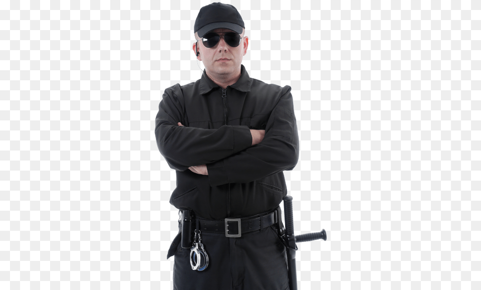 Awsome Security Guard Black Dress, Accessories, Buckle, Handgun, Gun Free Png Download