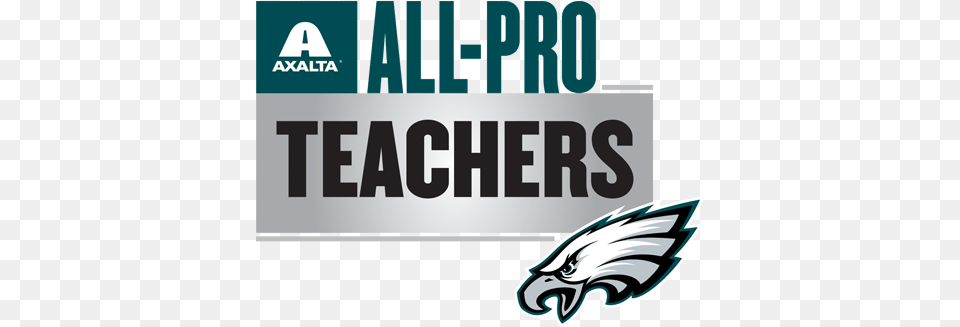 Axalta All Pro Teachers Logo With Philadelphia Eagles Axalta All Pro Teachers, Scoreboard Free Png Download