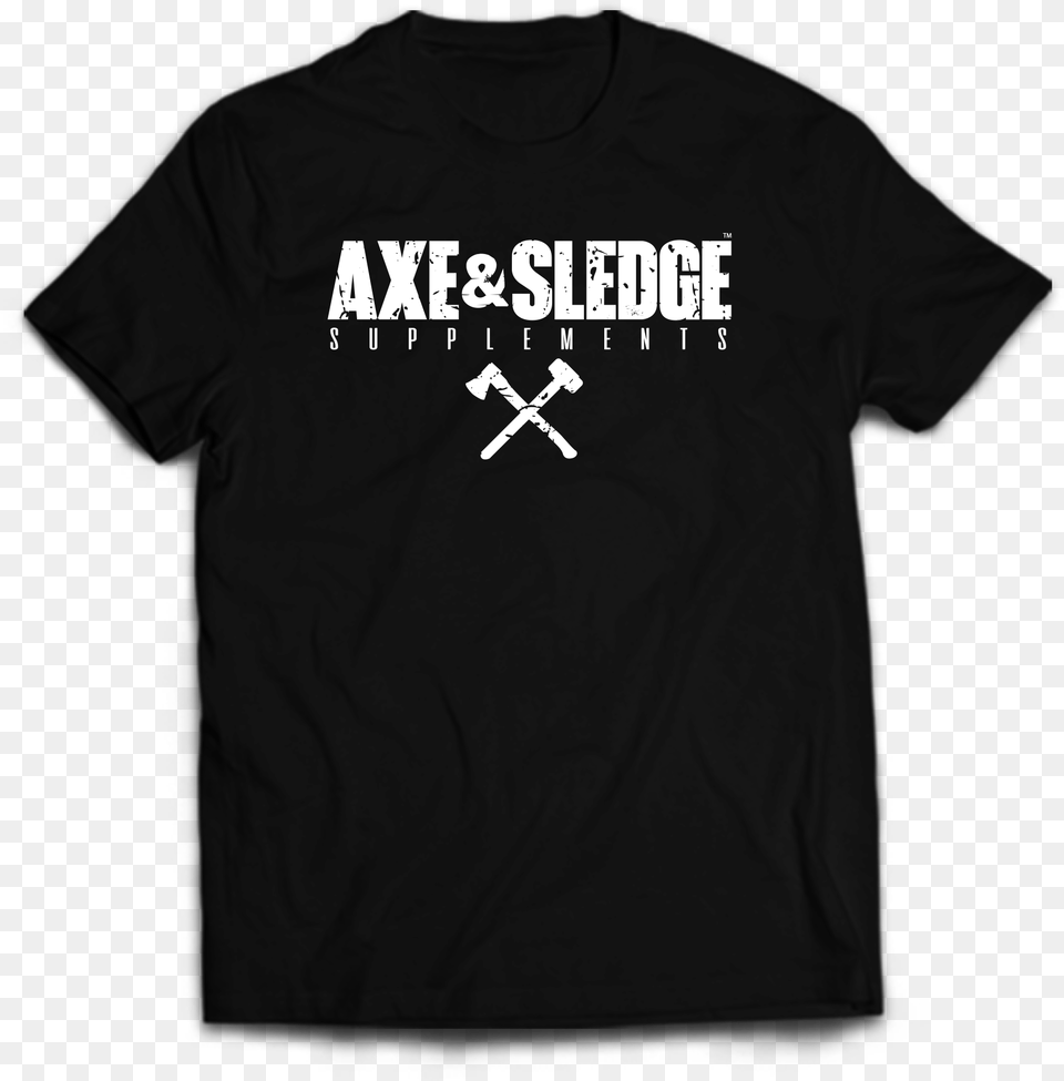 Axe Amp Sledge Tee White On Black Travel For Food T Shirt, Clothing, T-shirt Png