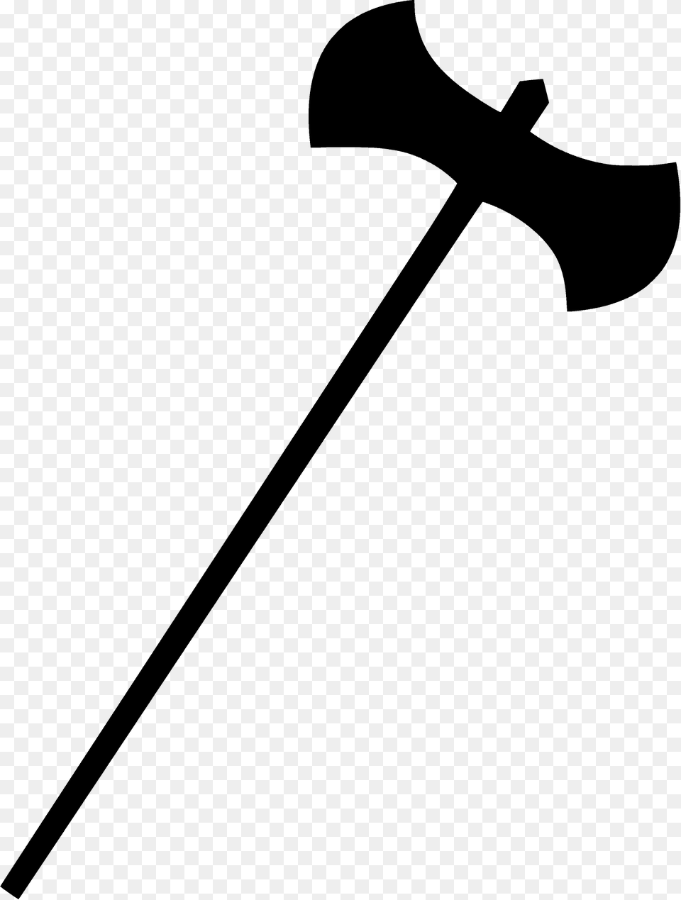 Axe Black And White Silhouette, Weapon, Device, Tool Png Image