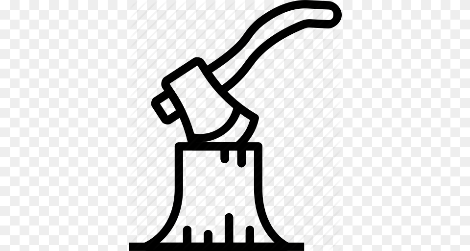 Axe Camping Cutting Log Outdoor Survival Wood Icon, Electrical Device, Microphone, Construction, Lamp Png Image