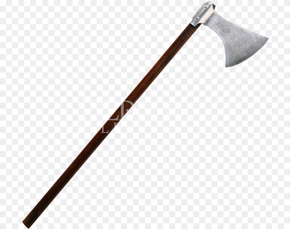 Axe Clipart Authentic 2 Handed Viking Axe, Weapon, Device, Tool Free Png Download