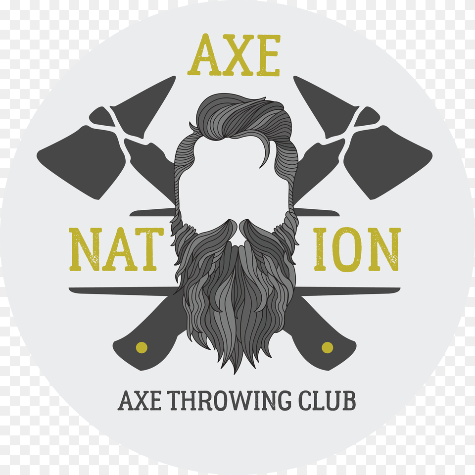 Axe Nation Krakow, Logo, People, Person, Advertisement Free Transparent Png