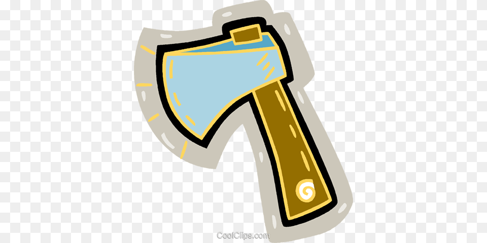 Axe Or Hatchet Royalty Vector Clip Art Illustration, Weapon, Device, Tool Free Png Download