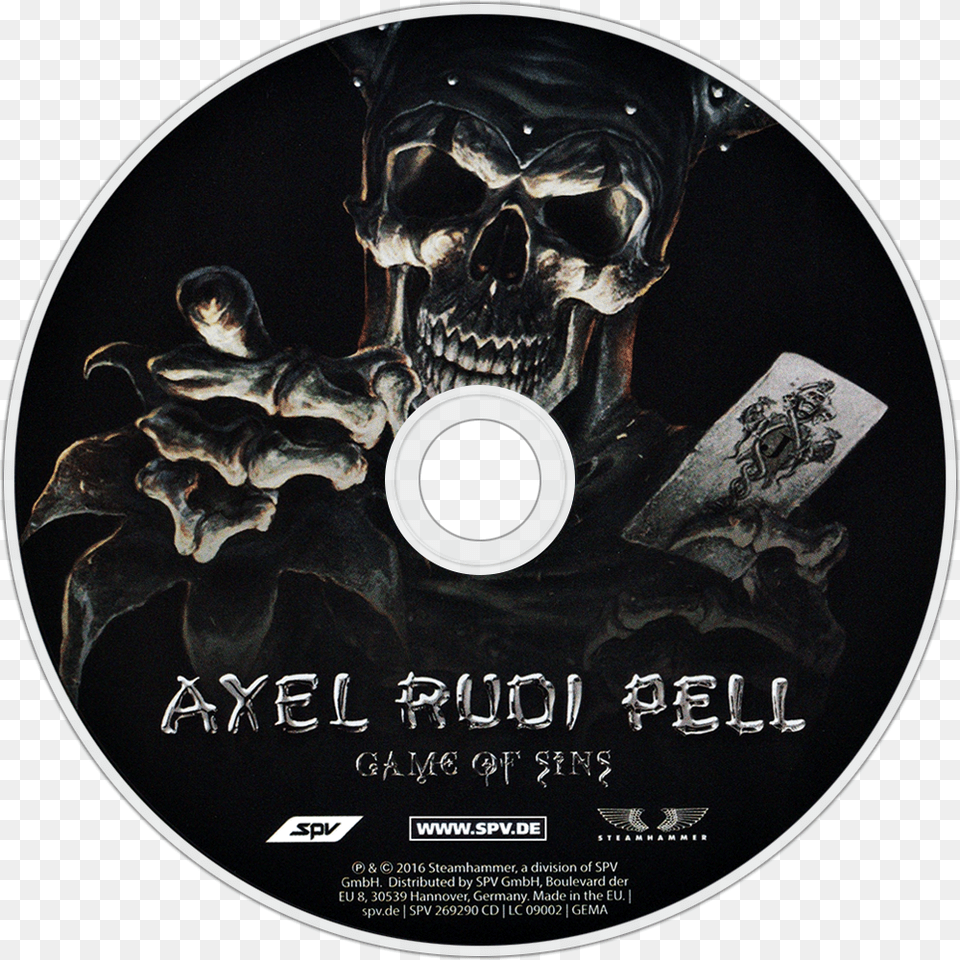 Axel Rudi Pell The King Of Fools, Disk, Dvd, Person, Head Free Transparent Png