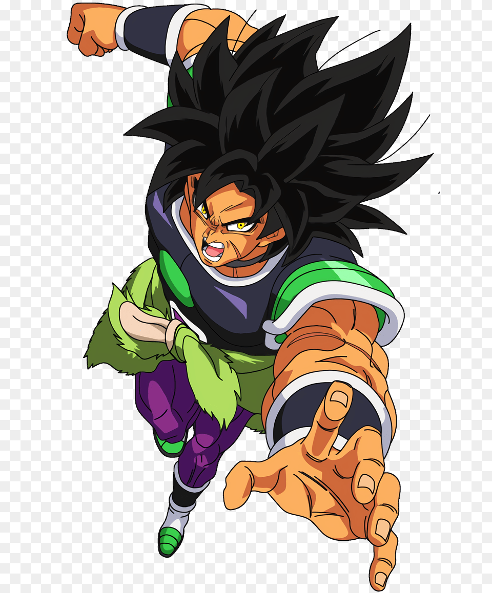 Axel Verhoest Broly Dbs Transparent Background, Book, Comics, Publication, Baby Free Png