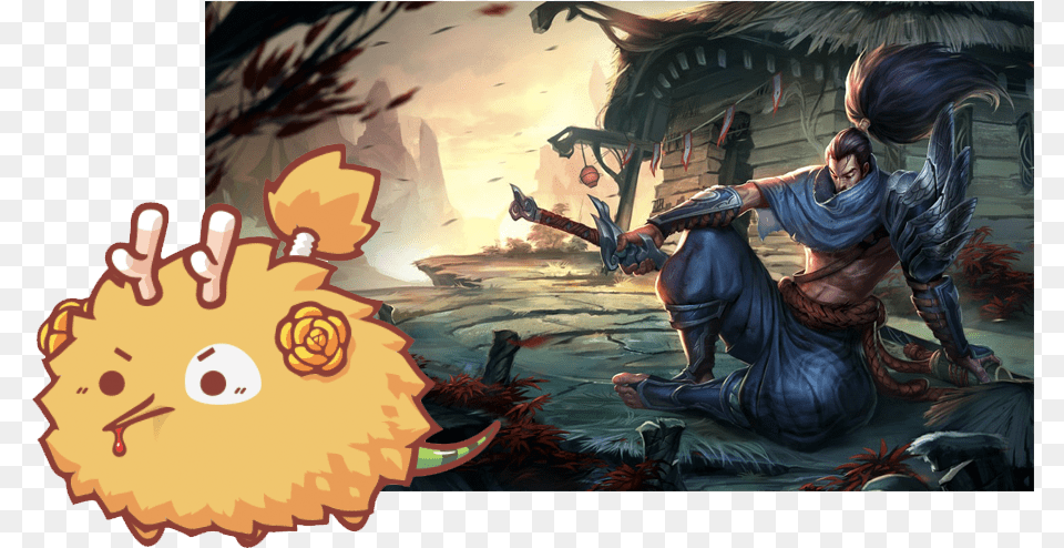 Axie Yasuo Samurai Yasuo 1 Mouse Pads, Adult, Female, Person, Woman Free Png Download