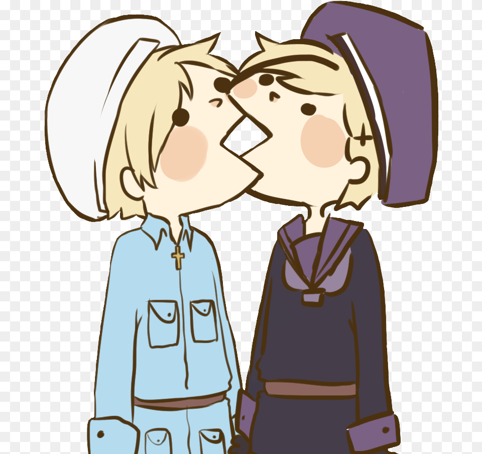 Axis Powers Hetalians Welcome Cartoon, Book, Publication, Person, Kissing Free Png