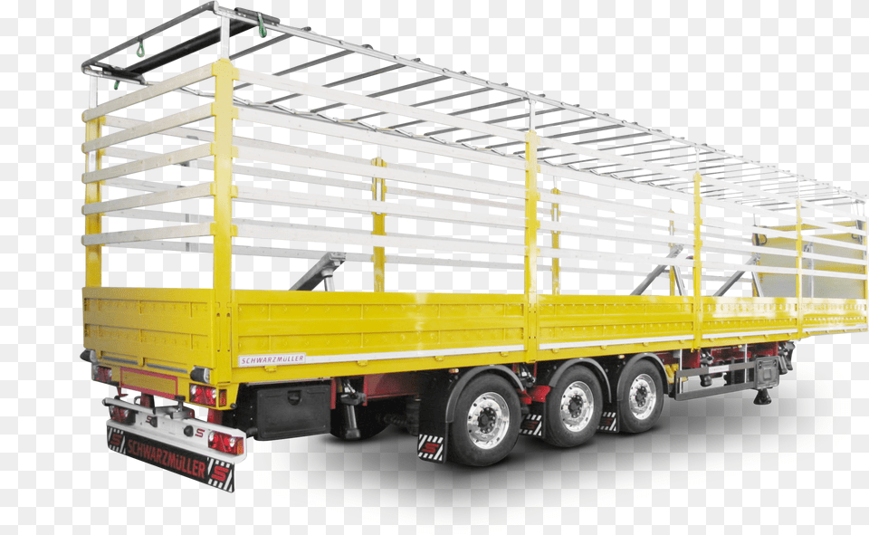 Axle Lightweight Platform Semitrailer Trailer Truck, Trailer Truck, Transportation, Vehicle, Machine Png Image