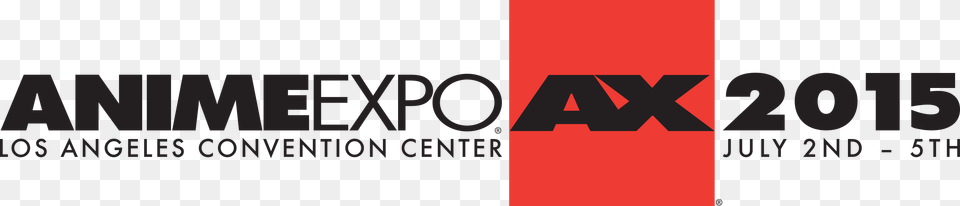 Axlogo 2015 Date Black Anime Expo 2016 Logo Free Transparent Png