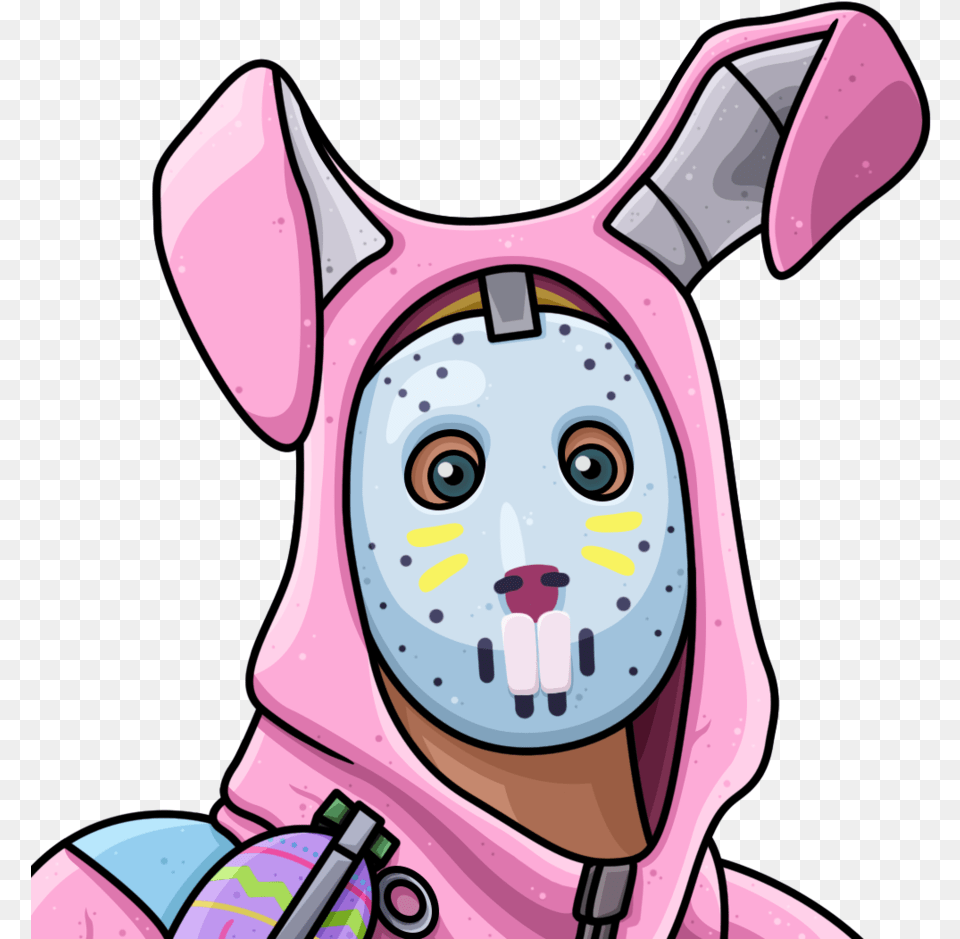 Axurns Rabbit Raider Emote, Art, Face, Head, Person Free Png Download