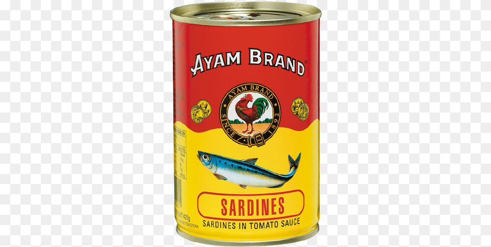 Ayam Brand Sardines In Tomato Sauce, Tin, Animal, Bird, Poultry Free Png