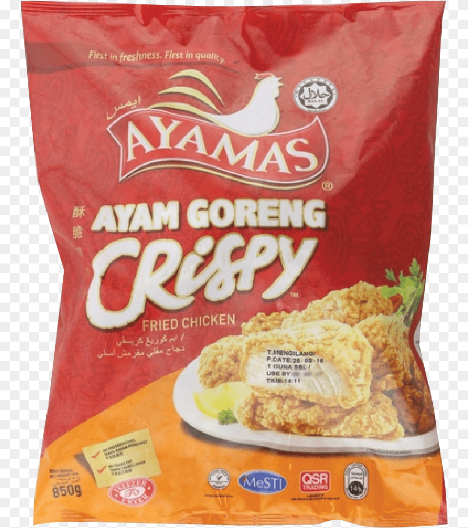 Ayamas Crispy Fried Chicken 850g Malawach, Food, Fried Chicken Free Png Download
