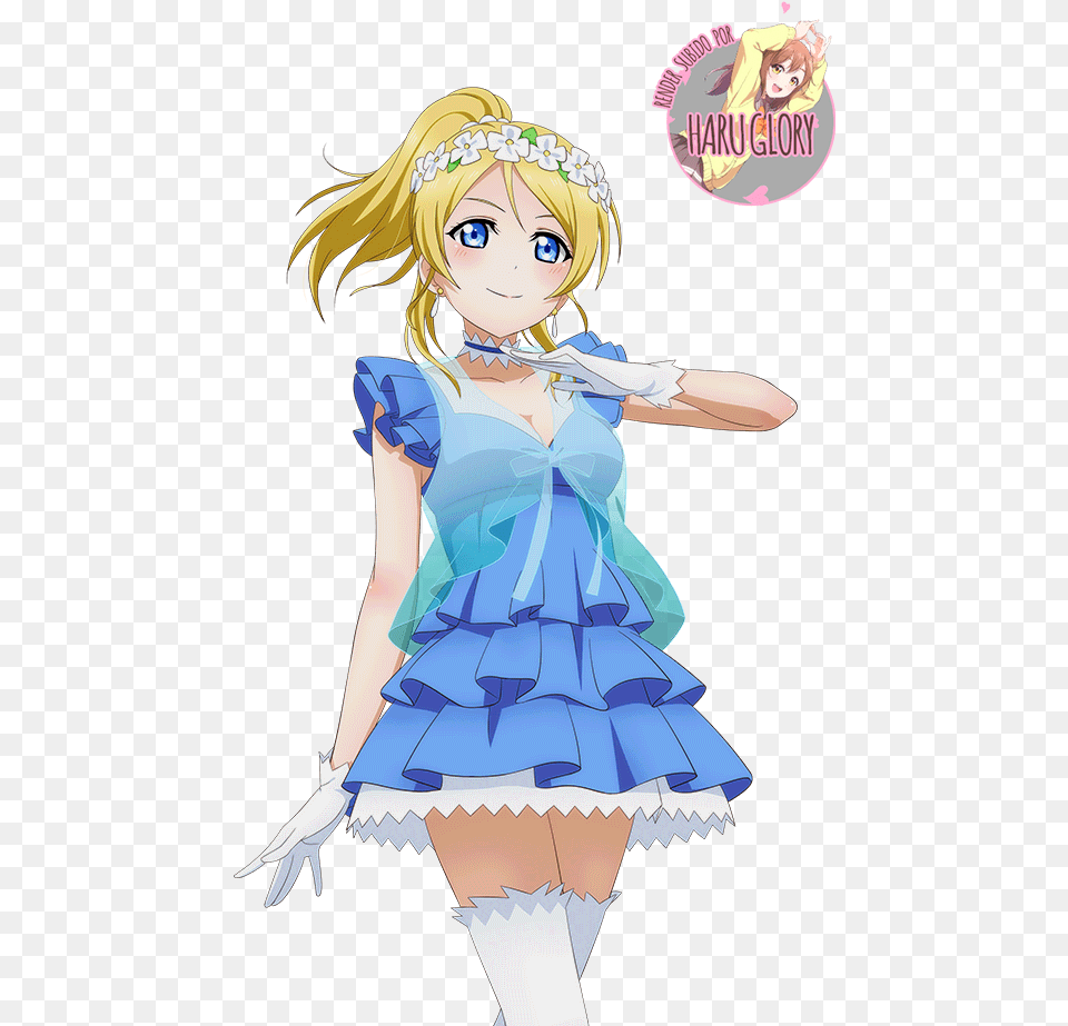 Ayase Eli 109 Love Live Yume No Tobira Eli, Book, Comics, Publication, Person Free Transparent Png